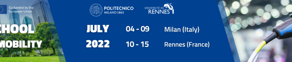 Summer School MILAN-RENNES 2022 on Future Green Mobility